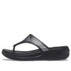 Crocs (WMNS) Monterey Metallic Tyylikkäät Mustat Tohvelit 206850-001