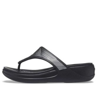Crocs (WMNS) Monterey Metallic Tyylikkäät Mustat Tohvelit 206850-001 Crocs (WMNS) Monterey Metallic Tyylikkäät Mustat Tohvelit 206850-001