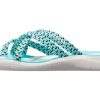 Crocs (WMNS) neulotut varvastossut Sininen valkoinen 205728-4DY