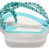 Crocs (WMNS) neulotut varvastossut Sininen valkoinen 205728-4DY