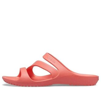 Crocs (WMNS) oranssinpunaiset tossut 206756-6SL Crocs (WMNS) oranssinpunaiset tossut 206756-6SL