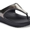 Crocs (WMNS) paksu pohja, musta kupari varvastossut 205604-0FG Crocs (WMNS) paksu pohja, musta kupari varvastossut 205604-0FG
