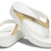 Crocs (WMNS) paksupohjaiset valkokultaiset tossut ”White Gold” 206919-100