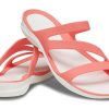 Crocs (WMNS) Pehmeä Pohja Cozy Urheilu Punaiset Sandaalit 203998-6SL Crocs (WMNS) Pehmeä Pohja Cozy Urheilu Punaiset Sandaalit 203998-6SL