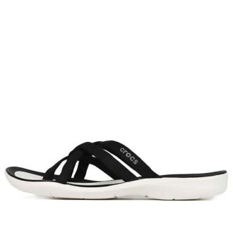 Crocs (WMNS) Ranta- ja allasliukumäet Tohvelit ”Black White” 205479-066 Crocs (WMNS) Ranta- ja allasliukumäet Tohvelit ”Black White” 205479-066