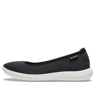 Crocs (WMNS) Reviva Cozy hengittävät matalat topit Athleisure vapaa-ajan urheilukenkä Musta valkoinen 205880-066 Crocs (WMNS) Reviva Cozy hengittävät matalat topit Athleisure vapaa-ajan urheilukenkä Musta valkoinen 205880-066