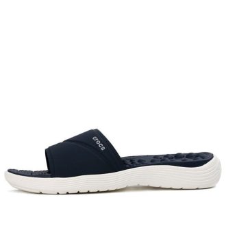Crocs (WMNS) Reviva Kevyet Viihtyisä Litteä Rento Deep Blue Tossut 205474-462
