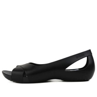 Crocs (WMNS) Serena Fashion tyylikkäät mustat sandaalit 206106-001
