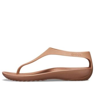Crocs (WMNS) Serena Flip ”Brown” 205468-860 Crocs (WMNS) Serena Flip ”Brown” 205468-860
