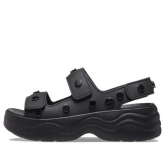 Crocs (WMNS) Skyline nastoitettu sandaalit ”Black” 209025-001