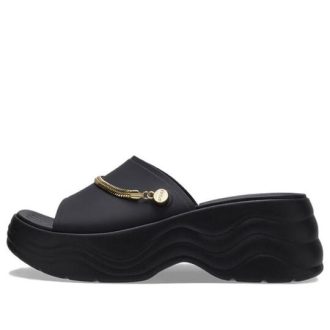 Crocs (WMNS) Skyline Shimmer Slides ”Black Gold” 208582-072 Crocs (WMNS) Skyline Shimmer Slides ”Black Gold” 208582-072