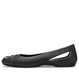 Crocs (WMNS) Sloane Ebellished Flats ”Black Gold” 206355-751