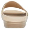Crocs (WMNS) Sloane Shine Low Slide Minimalistiset rento litteät ruskean kullan väriset tossut ”Brown Gold” 206921-212 Crocs (WMNS) Sloane Shine Low Slide Minimalistiset rento litteät ruskean kullan väriset tossut ”Brown Gold” 206921-212