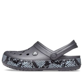Crocs (WMNS) Snake Pattern grafiitinmusta sandaalit 206380-02W