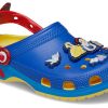 Crocs (WMNS) Snow White Classic -kengät ”Blue Yellow Red” 209483-769