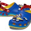 Crocs (WMNS) Snow White Classic -kengät ”Blue Yellow Red” 209483-769