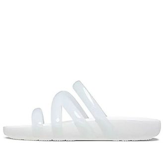 Crocs (WMNS) Splash Glossy Strappy Sandaali ”White” 208537-100