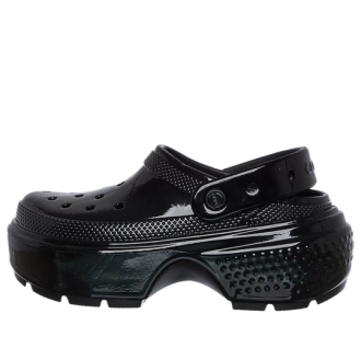 Crocs (WMNS) Stomp High Shine Clog ”musta” 209568-001 Crocs (WMNS) Stomp High Shine Clog ”musta” 209568-001