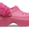 Crocs (WMNS) Stomp vuorattu puukenkä ”Hyper Pink” 208546-6VZ