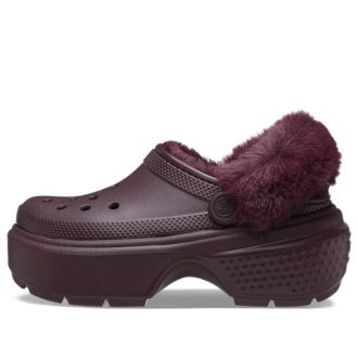 Crocs (WMNS) Stomp vuoratut puukengät ”Dark Cherry” 208546-6WD Crocs (WMNS) Stomp vuoratut puukengät ”Dark Cherry” 208546-6WD