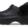 Crocs (WMNS) Stomp vuoratut puukengät ”Musta” 208546-001