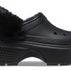 Crocs (WMNS) Stomp vuoratut puukengät ”Musta” 208546-001