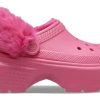 Crocs (WMNS) Stomp vuoratut puukengät ”Pink” 208546