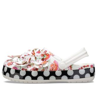 Crocs (WMNS) Timeless Clash Roses kukkapisteet puukengät ”White Red Black” 205372-97D