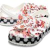Crocs (WMNS) Timeless Clash Roses kukkapisteet puukengät ”White Red Black” 205372-97D