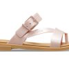 Crocs (WMNS) Tulum Shimmer Toe Post Sandaalit ”Pink Clay” 208666-6TY