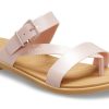 Crocs (WMNS) Tulum Shimmer Toe Post Sandaalit ”Pink Clay” 208666-6TY