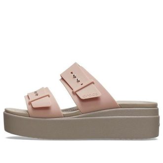 Crocs (WMNS) vaalea poskipuna Brooklyn sandaali ”Brown Beige” 207431-6RL