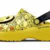 Crocs (WMNS) X Smiley Classic Clog Paksu Pohja Hymyilevät Kasvopilvet Sandaalit Keltainen Musta 207233-90H Crocs (WMNS) X Smiley Classic Clog Paksu Pohja Hymyilevät Kasvopilvet Sandaalit Keltainen Musta 207233-90H