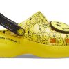 Crocs (WMNS) X Smiley Classic Clog Paksu Pohja Hymyilevät Kasvopilvet Sandaalit Keltainen Musta 207233-90H Crocs (WMNS) X Smiley Classic Clog Paksu Pohja Hymyilevät Kasvopilvet Sandaalit Keltainen Musta 207233-90H