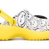 Crocs (WMNS) x Smiley World Charm Classic alustapuukengät ”Yellow White” 207980-94S