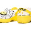 Crocs (WMNS) x Smiley World Charm Classic alustapuukengät ”Yellow White” 207980-94S