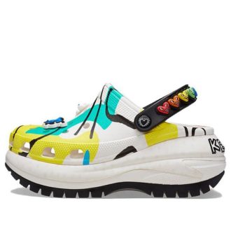 Crocs x Keith Haring Mega Crush Clog ”White Multi” 209822-001 Crocs x Keith Haring Mega Crush Clog ”White Multi” 209822-001