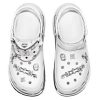 Crocs x MCM Mega Crush puukengät ”White Silver” MEXDAMM08WT
