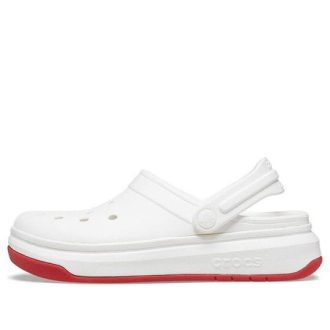 Crocsband Full Force Thick Sole Sandaalit Valkoinen Punainen Unisex 206122-100 Crocsband Full Force Thick Sole Sandaalit Valkoinen Punainen Unisex 206122-100