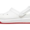 Crocsband Full Force Thick Sole Sandaalit Valkoinen Punainen Unisex 206122-100
