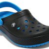 Crocsin kulutusta kestävät kevyet mukavat urheilulliset Unisex mustat siniset sandaalit ”Black Blue” 205237-49S Crocsin kulutusta kestävät kevyet mukavat urheilulliset Unisex mustat siniset sandaalit ”Black Blue” 205237-49S