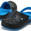 Crocsin kulutusta kestävät kevyet mukavat urheilulliset Unisex mustat siniset sandaalit ”Black Blue” 205237-49S Crocsin kulutusta kestävät kevyet mukavat urheilulliset Unisex mustat siniset sandaalit ”Black Blue” 205237-49S