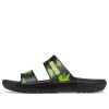 Crocsin pehmeä pohjakenkä musta vihreä unisex ”musta vihreä” 207283-0GU