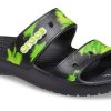 Crocsin pehmeä pohjakenkä musta vihreä unisex ”musta vihreä” 207283-0GU