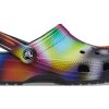 Crocsin värikkäät Crocs Beach Unisex -moniväriset mustat sandaalit 207556-0C4