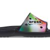 Crocsin värikkäät rento unisex moniväriset mustat tossut 207557-0C4