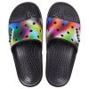 Crocsin värikkäät rento unisex moniväriset mustat tossut 207557-0C4