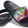 Crocsin värikkäät rento unisex moniväriset mustat tossut 207557-0C4