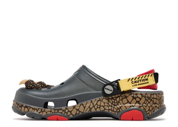 Jurassic World x All-Terrain Clog ”Varoitus, elävä dinosaurus”