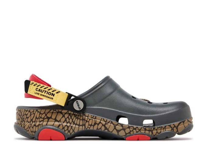 Jurassic World x All-Terrain Clog ”Varoitus, elävä dinosaurus”